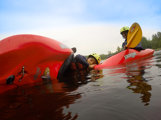 esquimautage - Kayak en eau vive